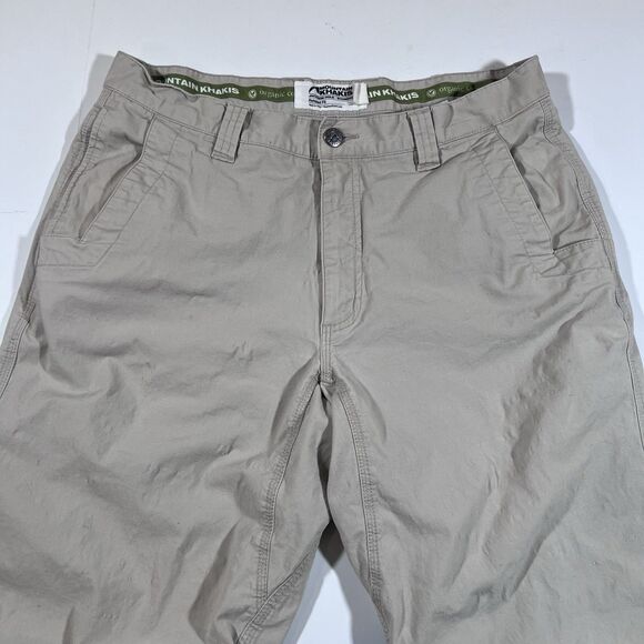 Mountain Khaki All Mountain Pants Organic Cotton Relaxed Fit Outdoor Men's 34x30 - Picture 8 of 14